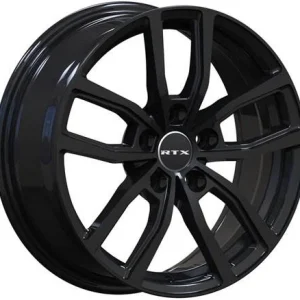 RTX Wheels – Solstice – Black – 17″x7″ 38mm – All weather Wheels – 163703